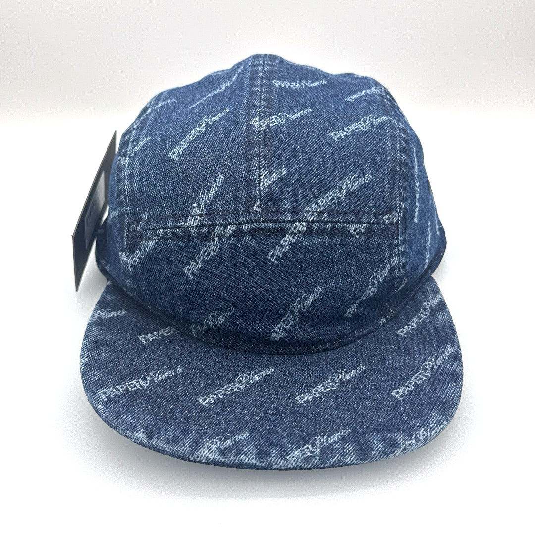 Paper Planes 5 Panel Hat Blue Denim