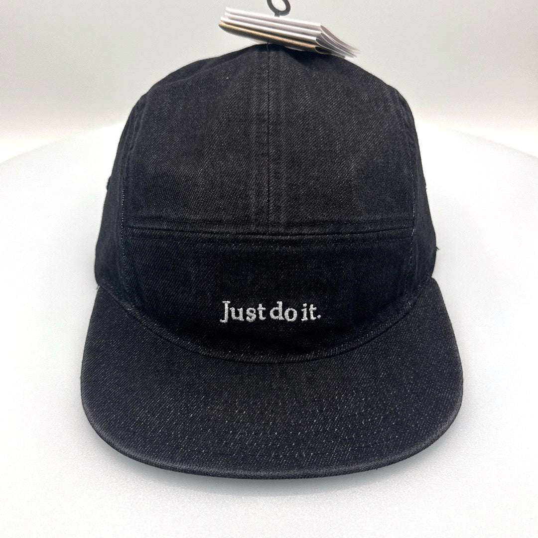 Nike Fly Just Do It 5 Panel Hat Black Denim
