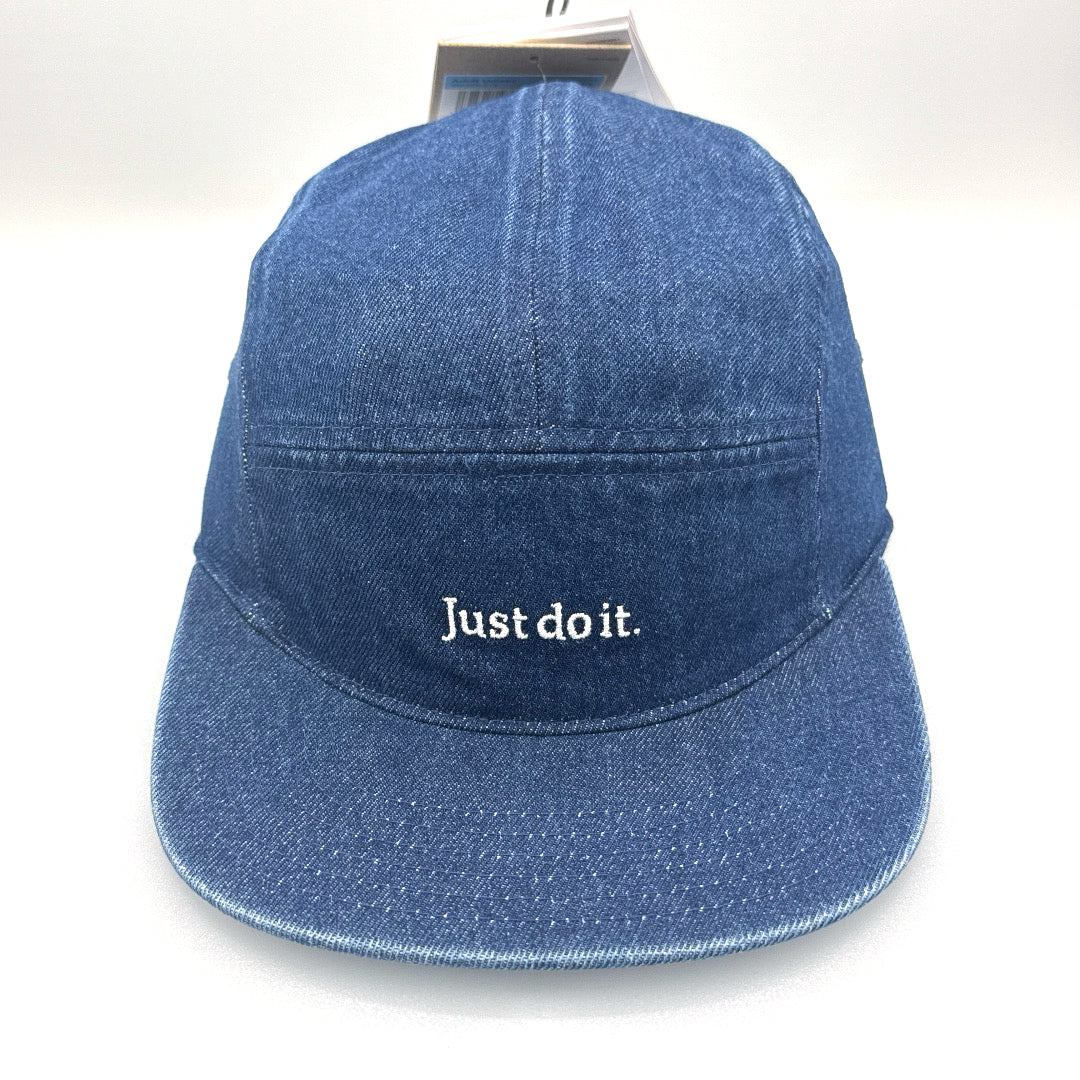 Nike Fly Just Do It 5 Panel Hat Blue Denim