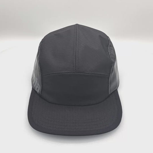 Patagonia 5 Panel Hat Black Tote "Upcycling"