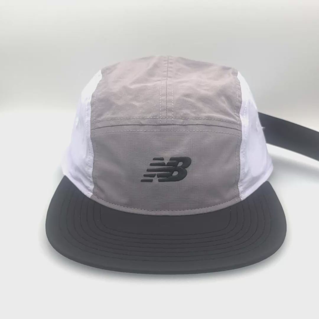 new-balance-5-panel-hat-grey-white-black