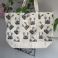 KAWS x Uniqlo 5 Panel Hat Tokyo First Tote Bag Off-White Pt1 "Upcycling"